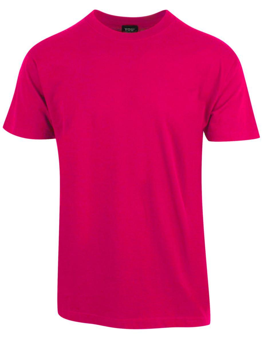 T-skjorte YOU® Classic - T-skjorte YOU Classic Bringebærrød str M