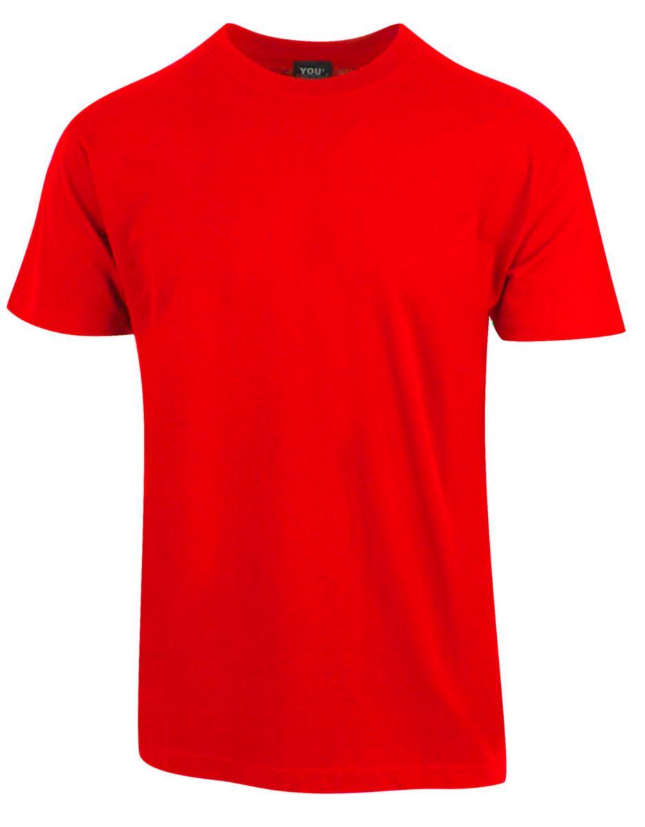 T-skjorte YOU® Classic - T-skjorte YOU Classic Rød str 5XL
