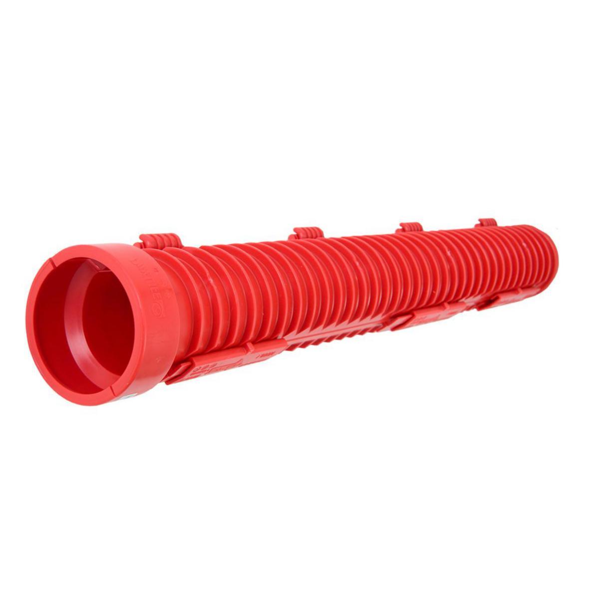 Kabelrør splittet Divio 1000N, Pipelife - 75mm Divio delt kabelrør 1000N. 1.1mtr. rød