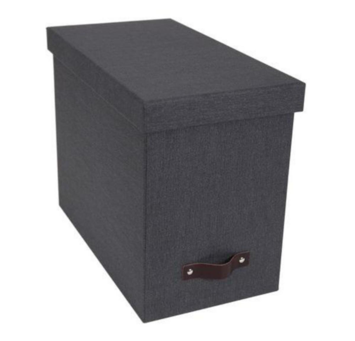 Hjemmearkiv Johan 8 mapper Bigso - Hjemmearkiv Johan 8 mapper Bigso 18,5x35x27cm svart