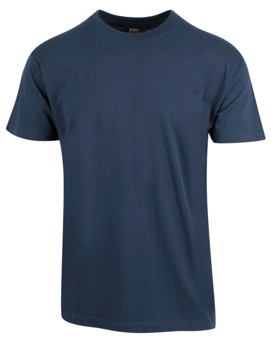 T-skjorte YOU® Classic - T-skjorte YOU Classic Urban blå str M