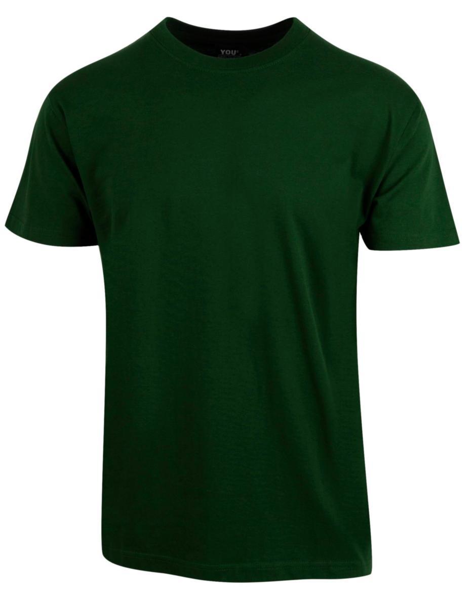 T-skjorte YOU® Classic - T-skjorte YOU Classic Flaskegrønn str L
