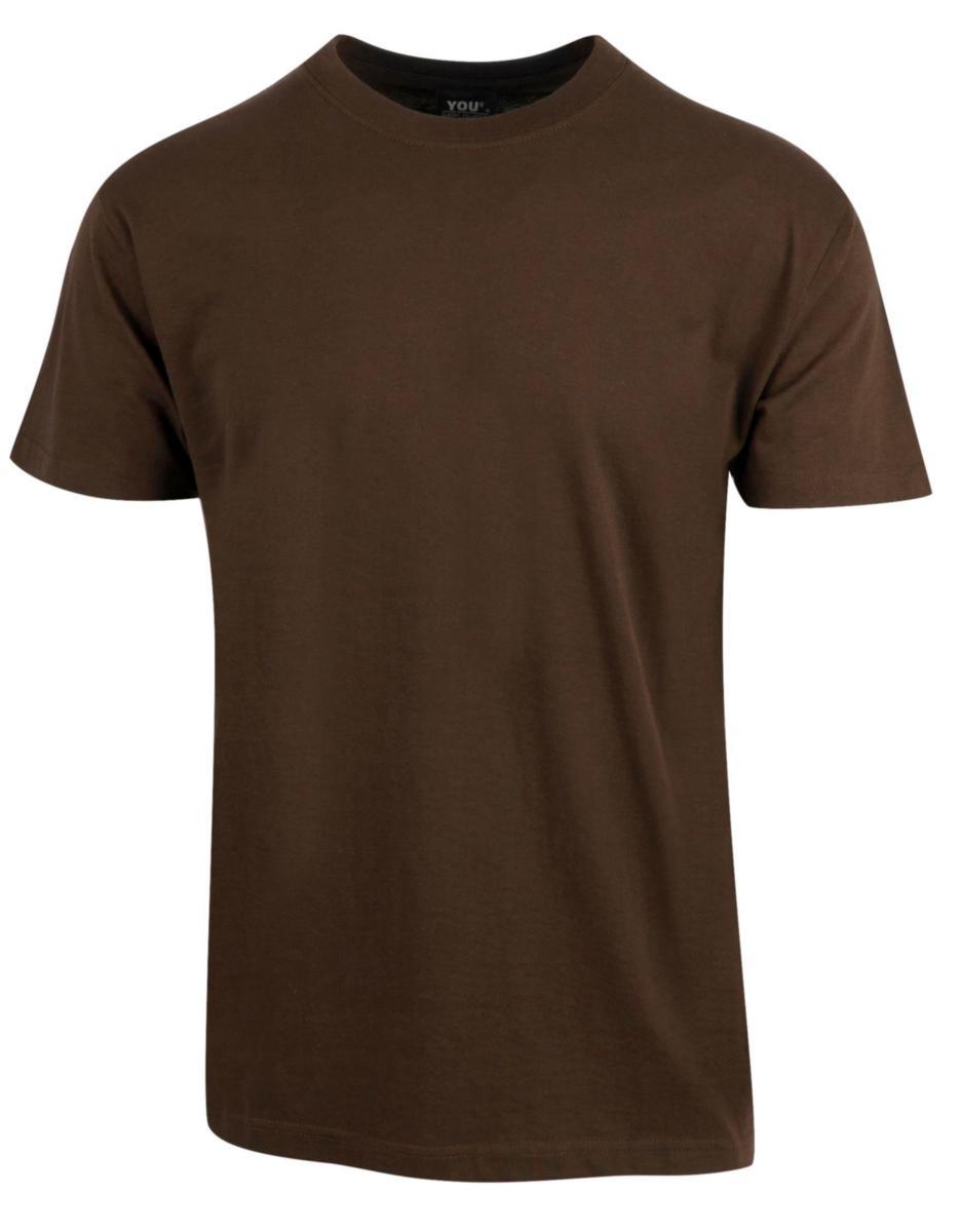 T-skjorte YOU® Classic - T-skjorte YOU Classic Brun str XS
