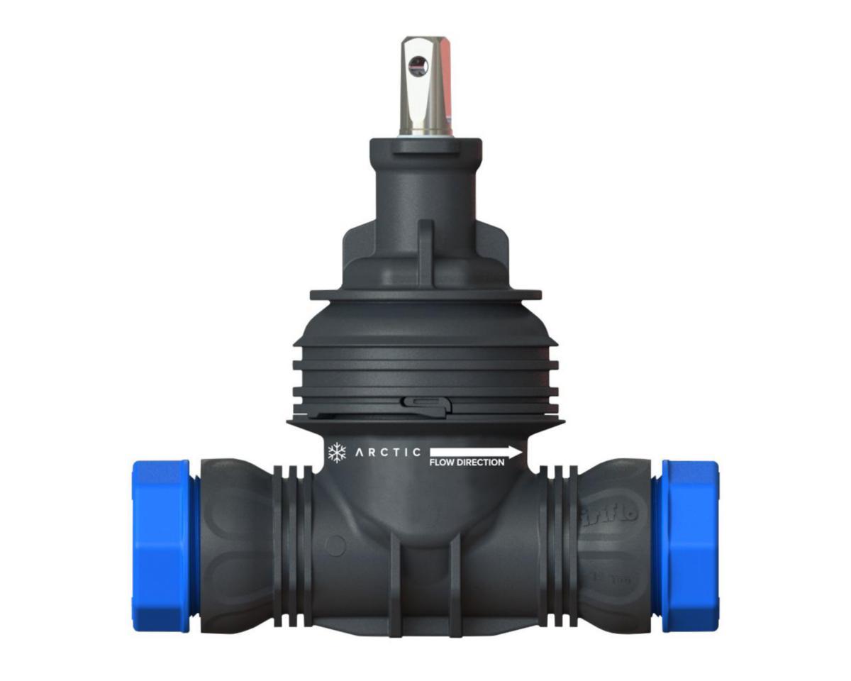 Bakkekran Isiflo Eco Line Kompositt T201, Artic - 32 mm bakkekran Eco Line T201 kompositt Artic