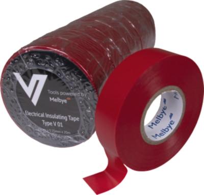 Tape Rød PVC 19x20 