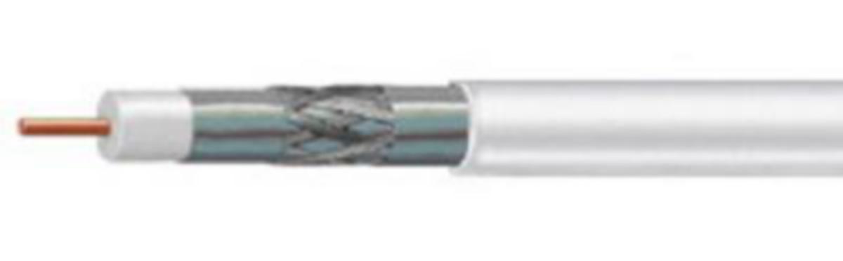 Koaksialkabel Cablecom - KoaksKabel F677HvitPVC i boks