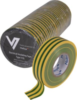 Tape Gul/Grønn PVC 19x20 