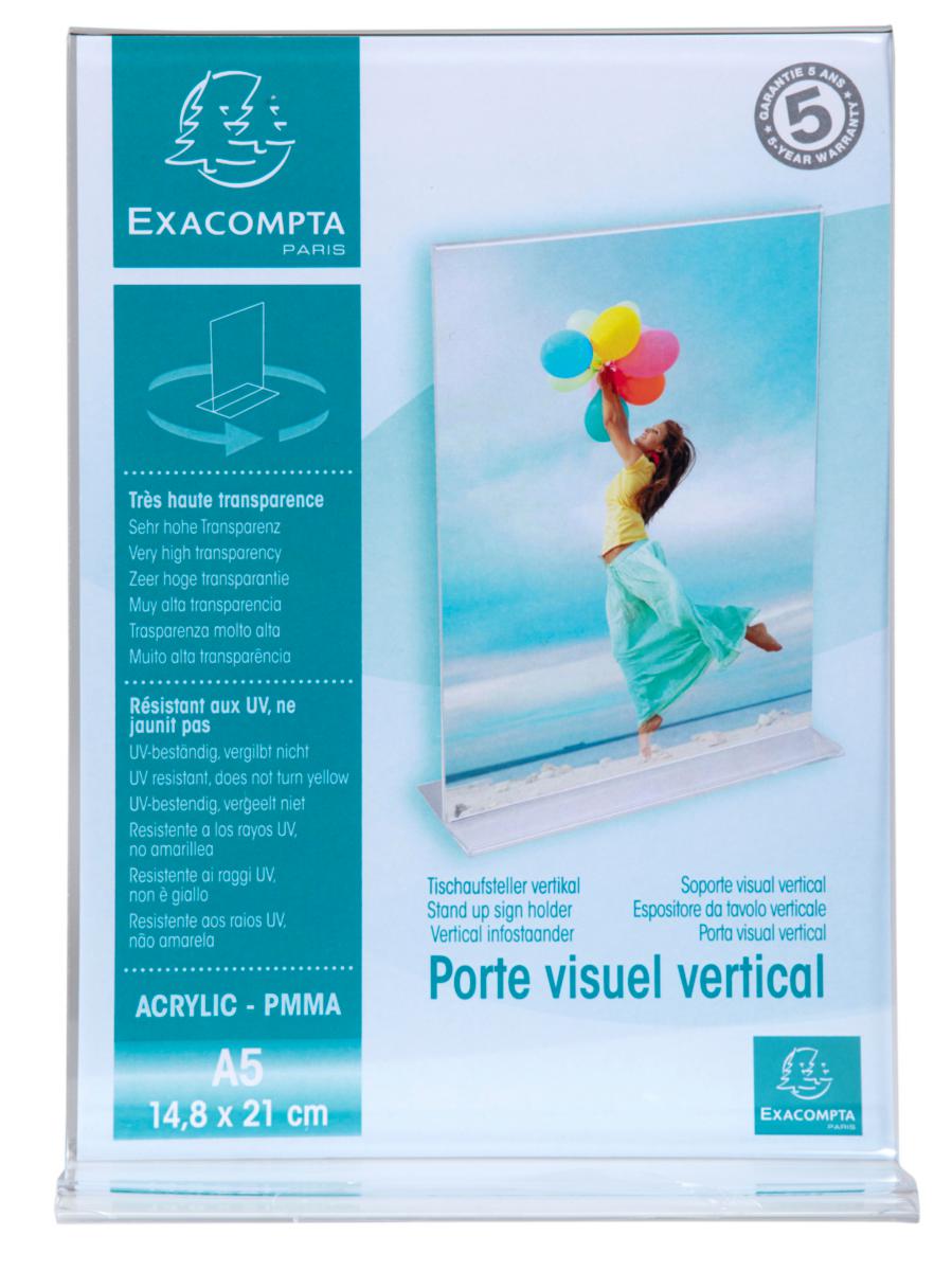 Menyholder Exacompta - Menyholder Exacompta Rett klar A5
