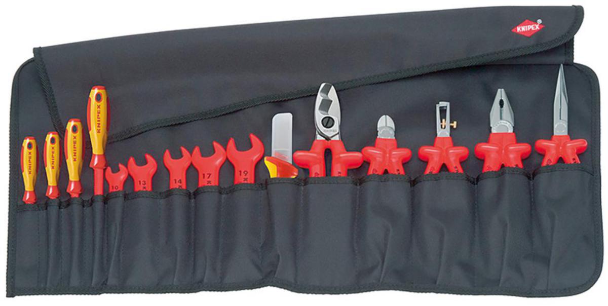 Verktøysett Knipex 989913 - Verktøysett 989913 Knipex 15 deler 1000V VDE