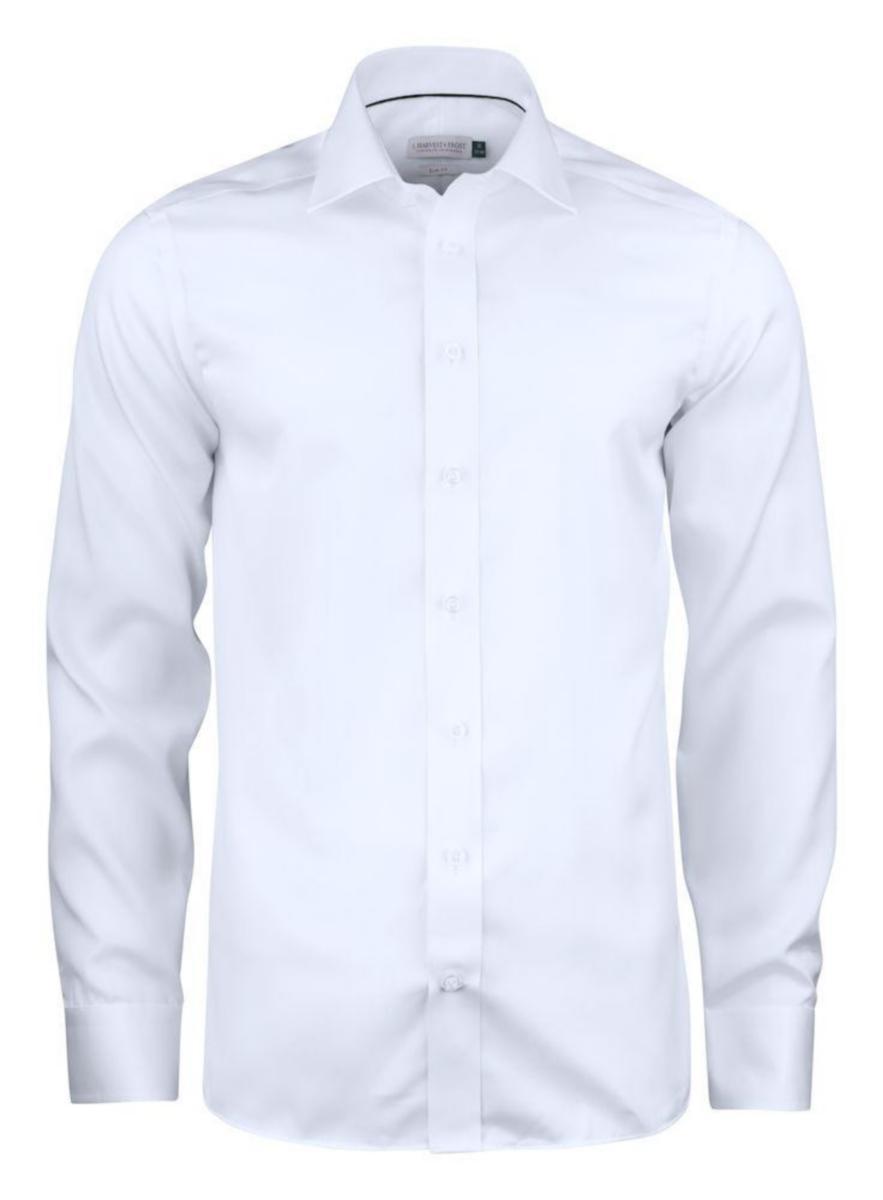 Skjorte J.H&F Green Bow 01 Regular - Skjorte J.H&F Green Bow 01 regular hvit str 3XL