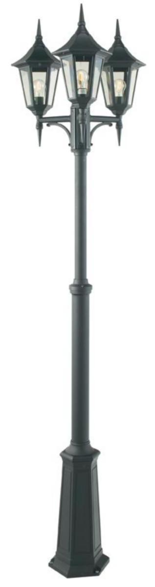 Stolpearmatur Norlys Modena 303 - Stolpelampe Modena 303 sort