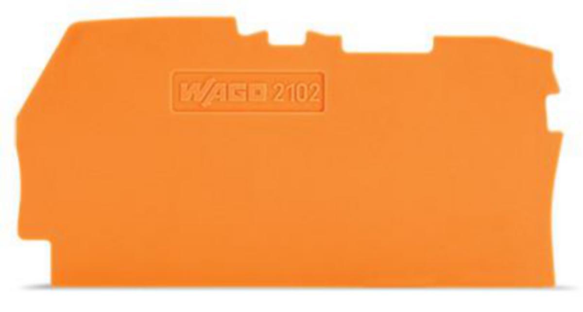 Endeplate Wago - Endeplate 2.5mm2 Orange