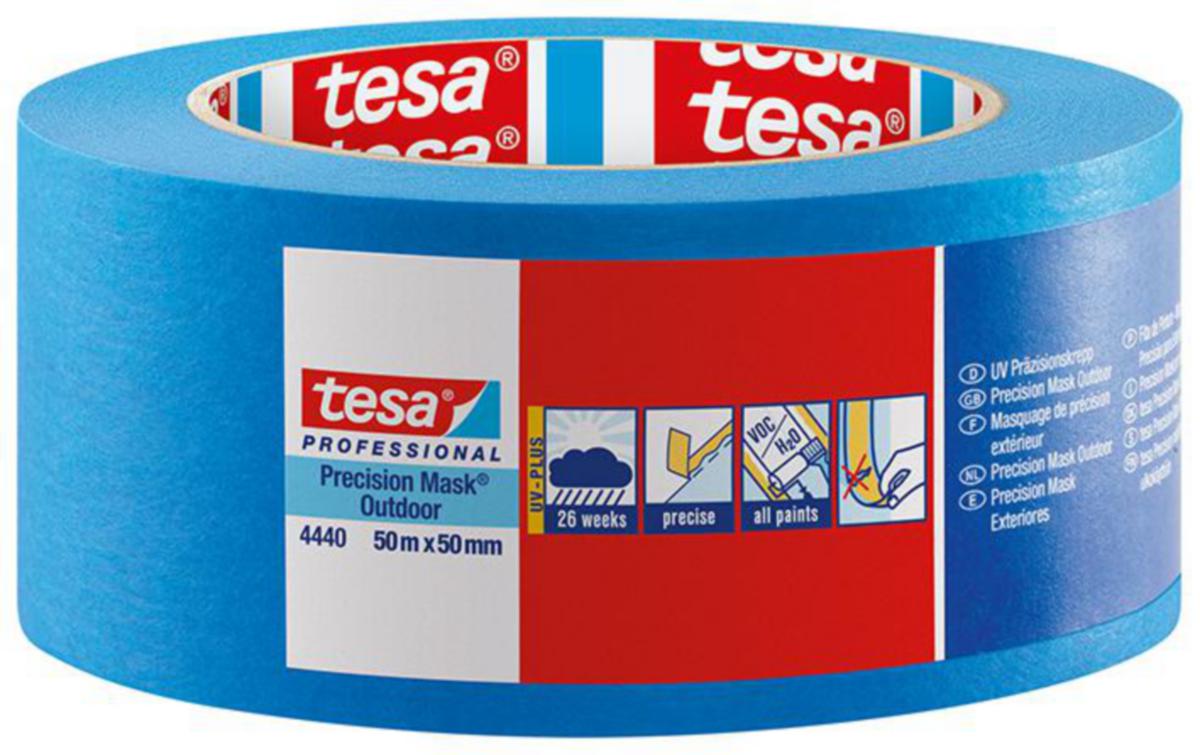 Maskeringstape Tesa 4440 - Maskeringstape 4440 50mmx50m Tesa UV-bestandig blå