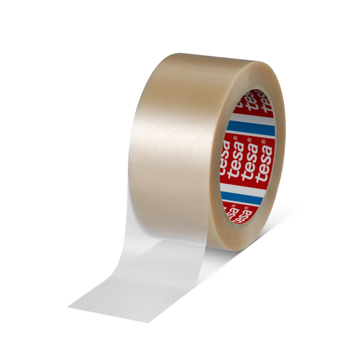 Pakketape Tesa 4100 - Pakketape 4100 50mmX66m Tesa preget PVC transparent