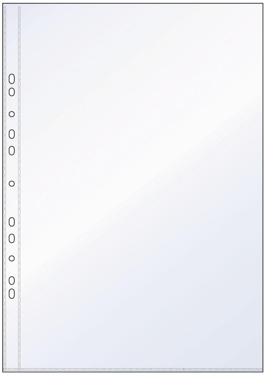 Plastlomme Staples A4 - Plastlomme A4 0.09 mm klar (25)