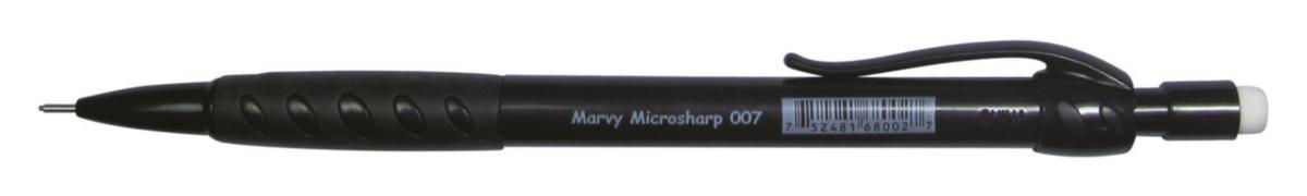 Trykkblyant Marvy Grip 0,7 - Tryblyant Grio Marvy 0.7mm svart