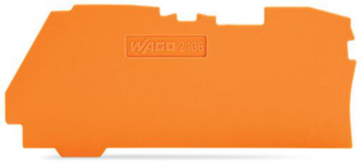 Endeplate Wago - Endeplate 6mm2 Orange