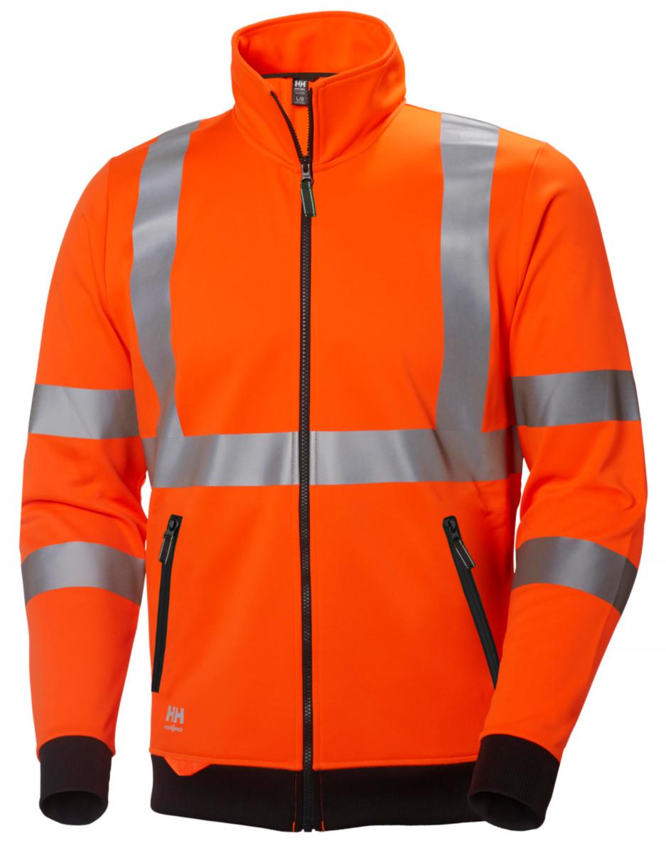 Collegejakke HH Addvis HiVis kl.3 - Collegejakke HH Addvis HiVis kl.3 oransje str 5XL