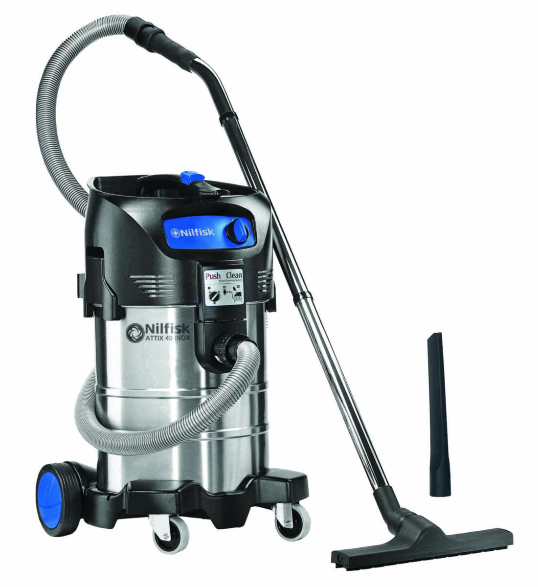Våt-/tørrsuger Nilfisk ATTIX 40-01 PC INOX - Våt/tørrsuger Attix 40-01 PC I Nilfisk 1500W 37L