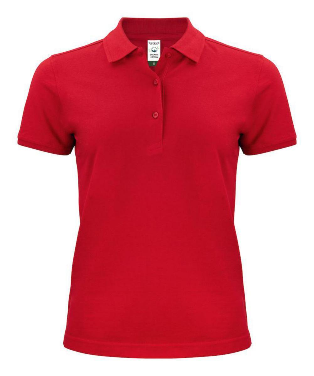 Zollner Damen-Polo-Pique-Shirt Jule, L, 500-rot | Packung (1 Stück) main image 0