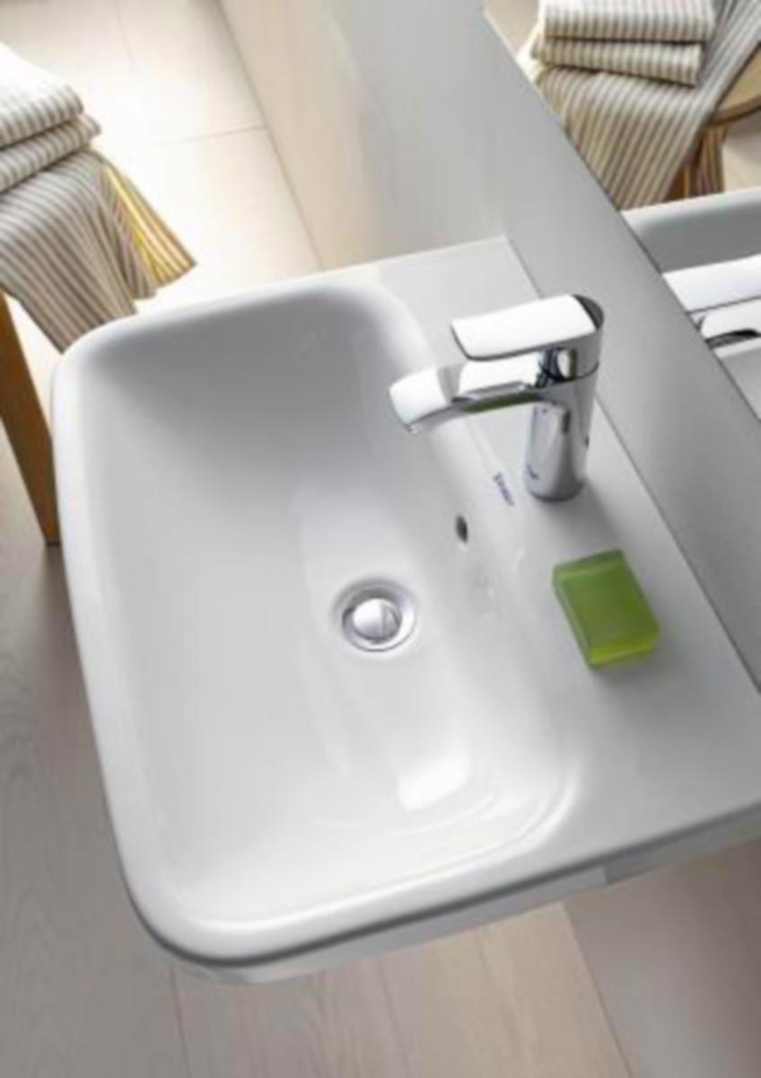 Servant Starck 3, Duravit - DuraStyle servant B55. D44 med kranhull