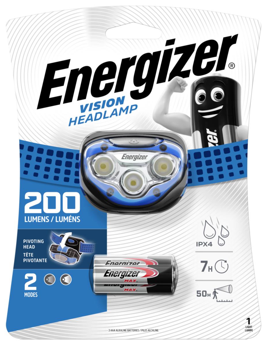 Hodelykt Energizer ENR HL Vision HD 3xAAA - PANNLAMPA Vision 3xAAA