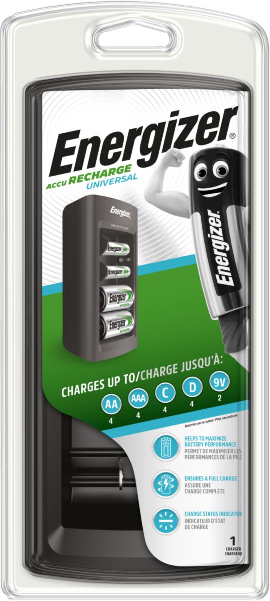 Batterilader Energizer Universal EU w/o batteries - Lader Universal Charger EU w Ni-MH Celler