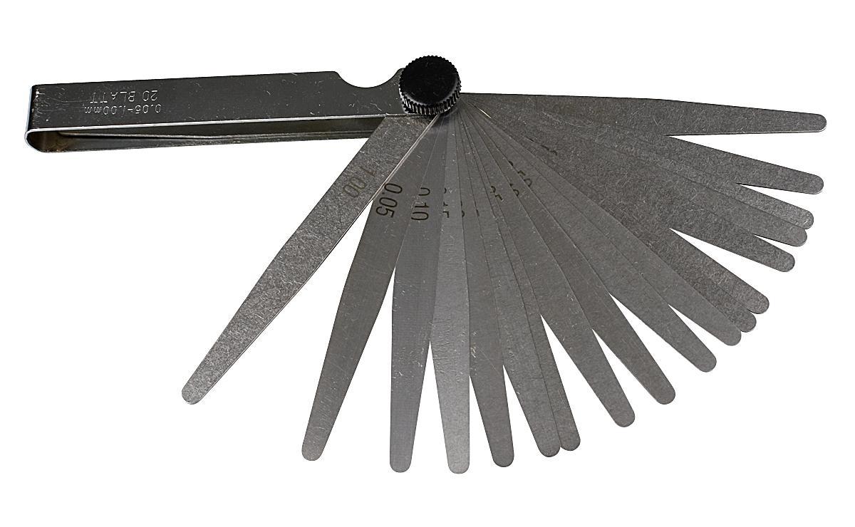 Bladmål PELA - Bladmål 0.05-1mm Pela 20 blad