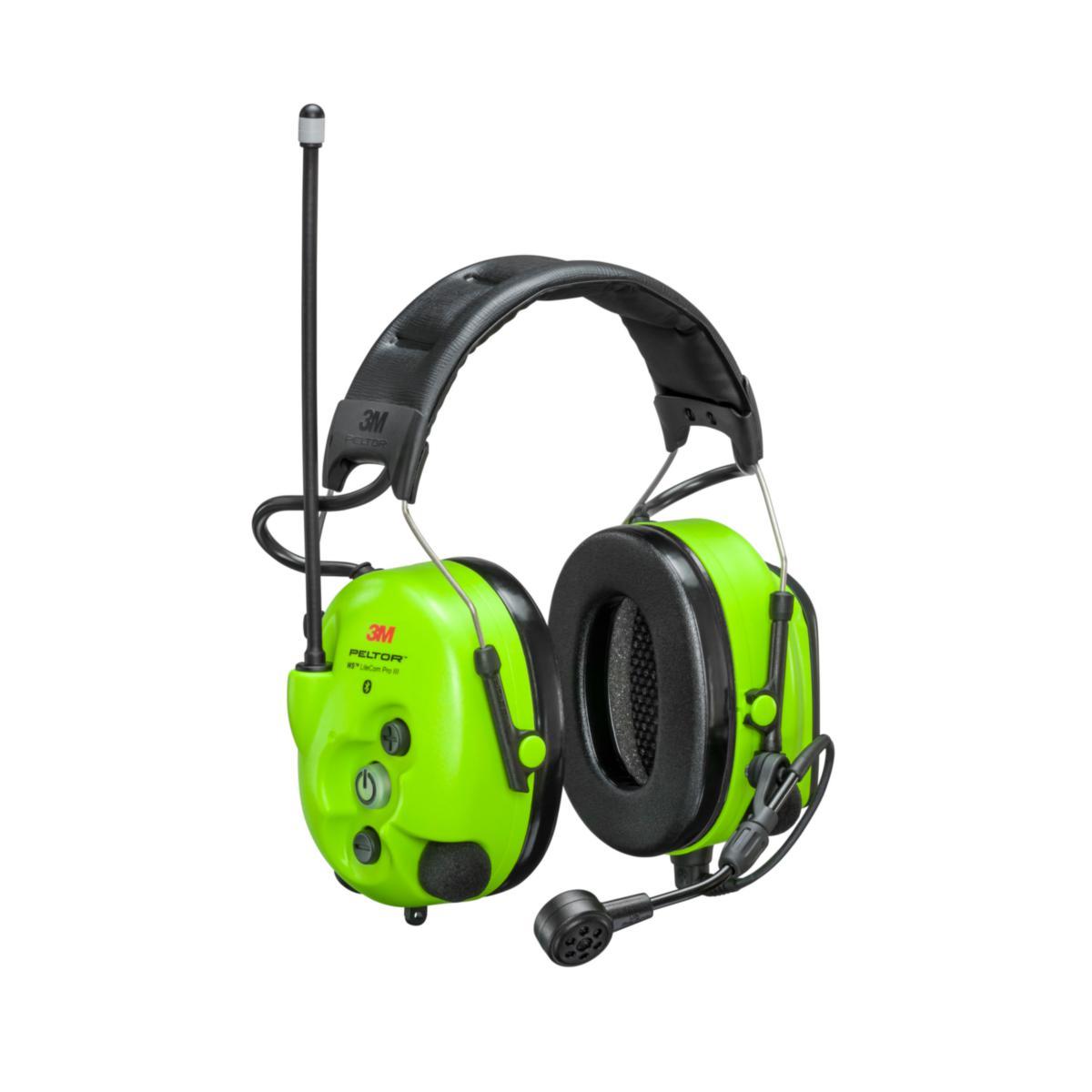 Øreklokke 3M™ Peltor™ WS Lite com III HiVis PMR 446 - Øreklokke bøyle 3M Peltor WS LiteCom III HiVis PMR 446