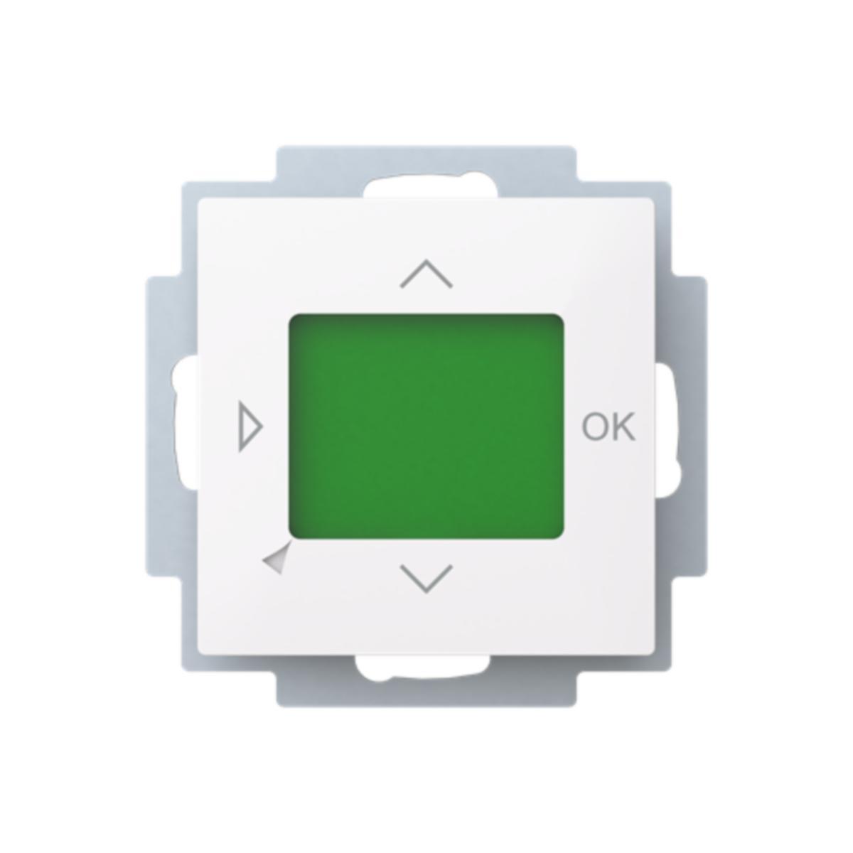 Termostat Rom/Gulv m/Displ u/Ramme ABB Saga - SAGA TERM ROM/GULV M/DISPL U/R 