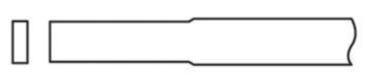 Flatmeisel til Atlas Copco slaghakke RVM07B - Flatmeisel gjennomherdet Atlas Copco 35X120mm