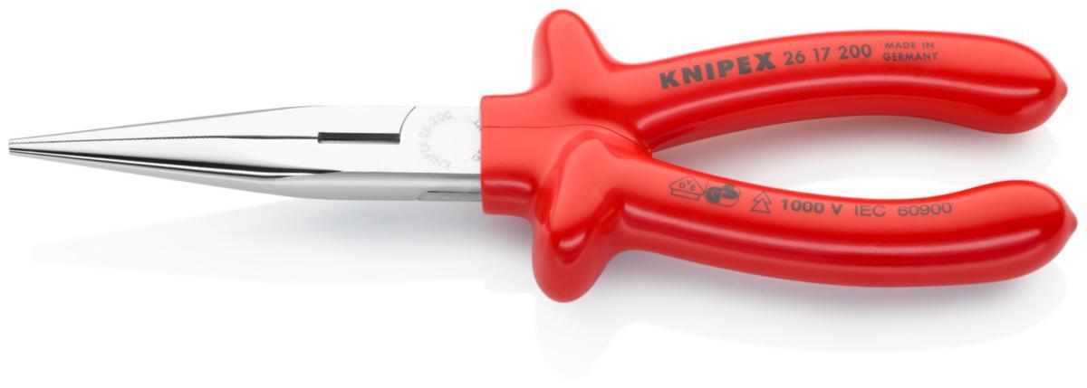 Nebbtang Knipex 2617 1000V - Nebbtang 2617 Knipex 200mm 1000V m/sideskjær