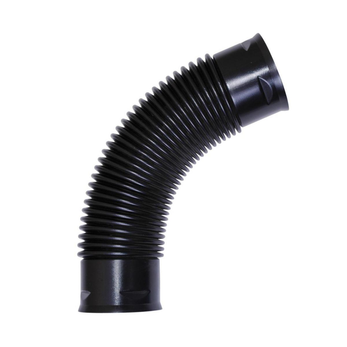 110mm flexibend f/dv drensrør m/2 muffer sort - flexibend...