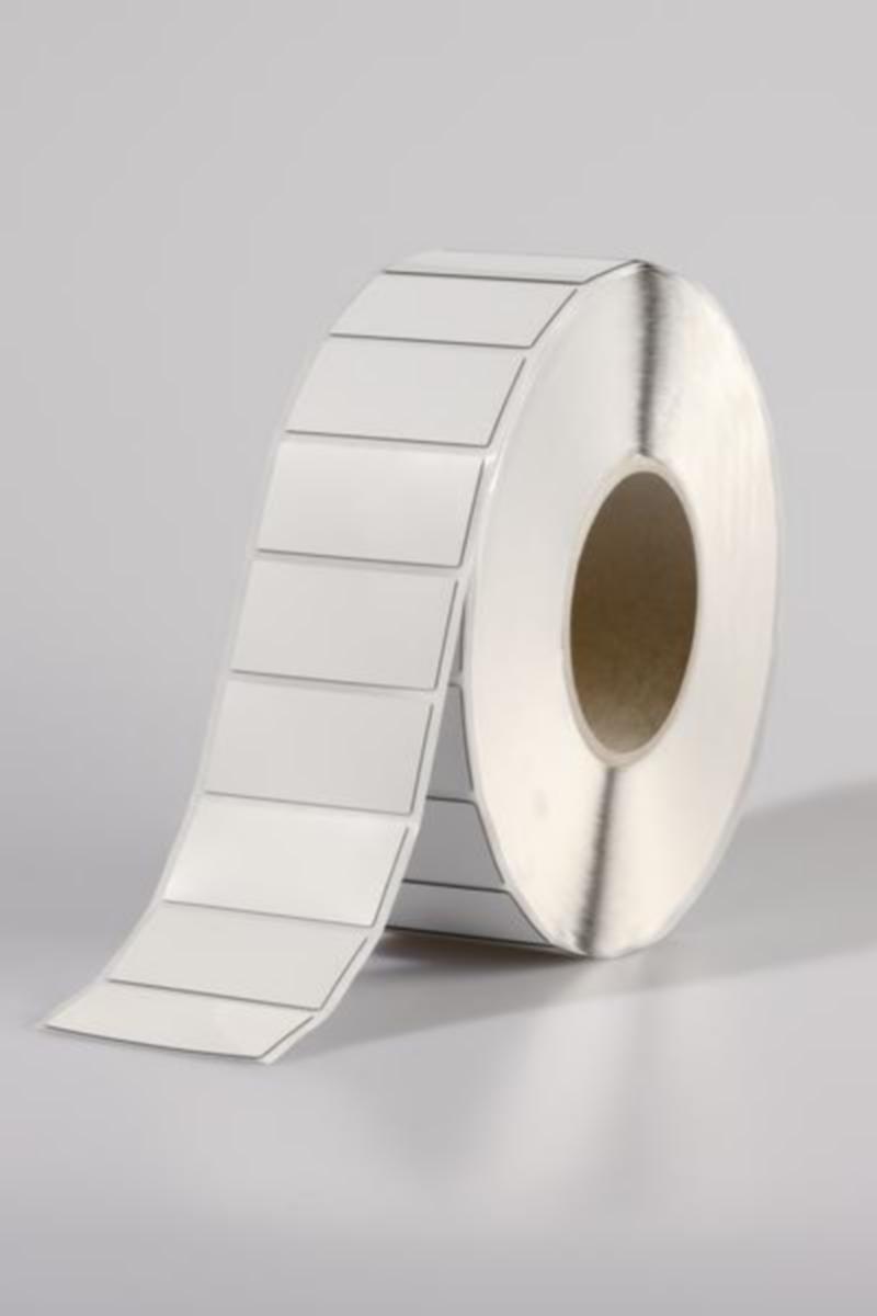 Skiltetikett for termoskriver - Skiltetikett 70mm x 18mm hv