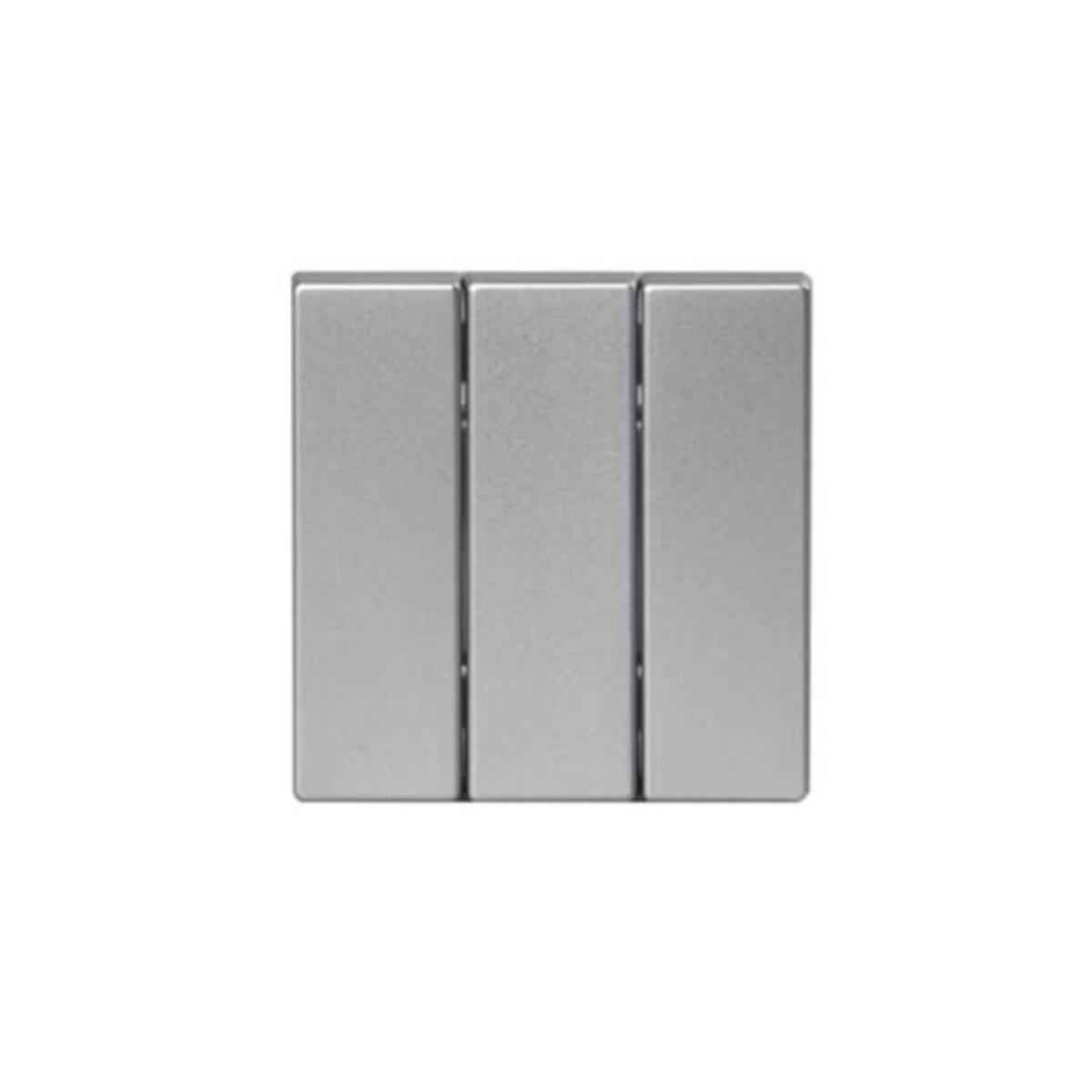 Brytervippe ABB Impressivo - IMPRESSIVO BRY VIPPE 1+1+1 ALU