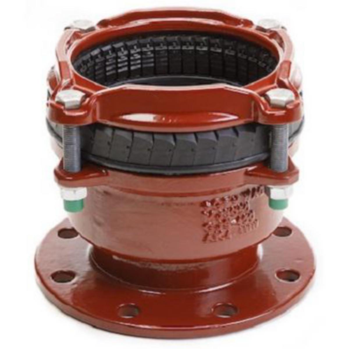 Flensemuffe WAGA MULTI/JOINT® 3050+, Ikke strekkfast. EPDM - DN100/104-132 Waga flensemuffe MJ3050+ A4 EPDM/Ikke strekkf.