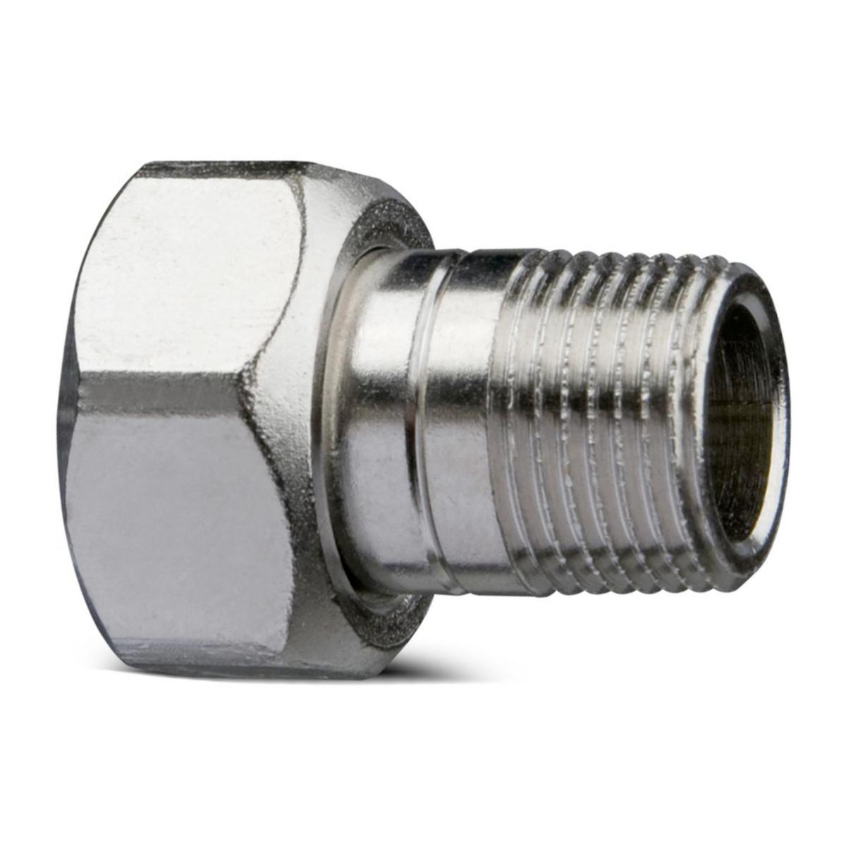Hylse og mutter for radiatorventil - 1/2" x M22 Anslutn.hylse m/mut for radiator
