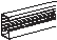 Installasjonskanal Schneider TEK underdel