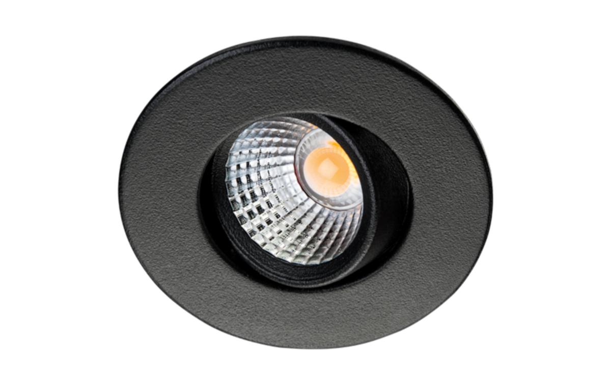 Downlight Sg®  LED NANO (TILT) Sort - NANO TILT SORT 2700K 36D 