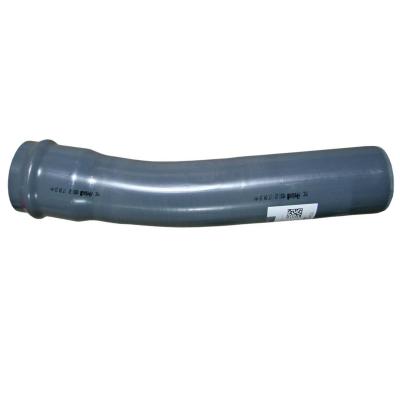 160 mm x 11° PVC trykkrørsbend SDR 21 grå