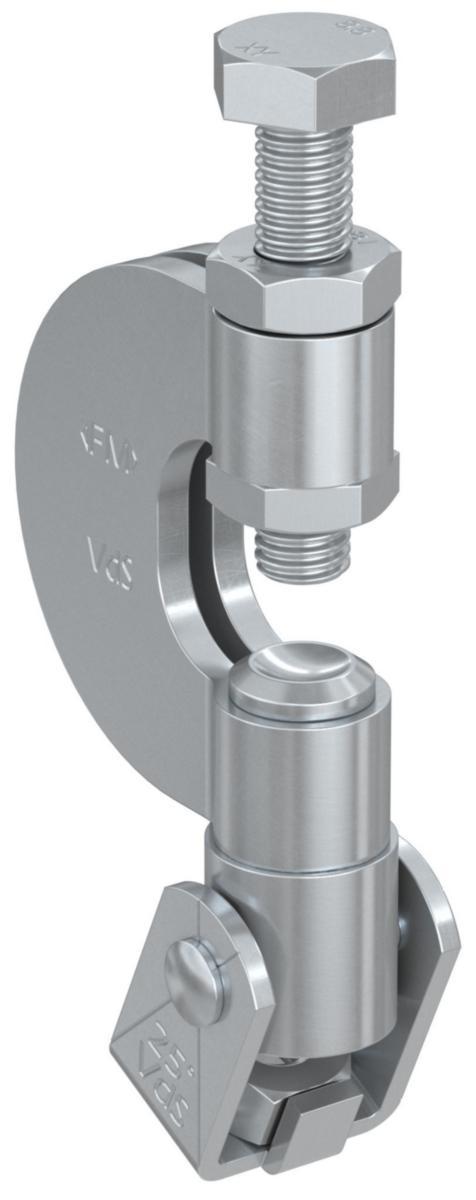 Bjelkeklammer TKLG ELZ fischer - Bjelkeklammer TKLG M8 ELZ - svingbar fischer