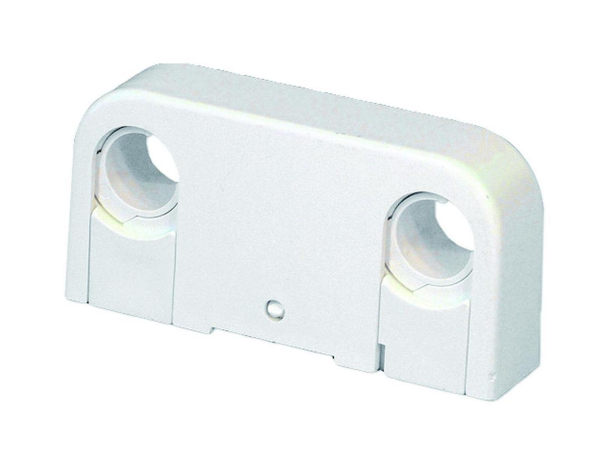 Klammer dobbel c/c 60, Purus Joti - Purusklammer dbl 15-18 cc-60 hvit