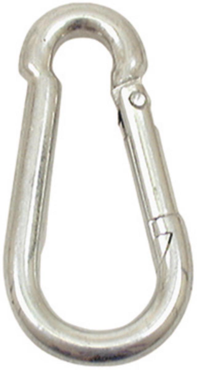 Brannkarabinkrok, galvanisert - Brannkarabinkrok a-collection 120mm EZ 2pk SB