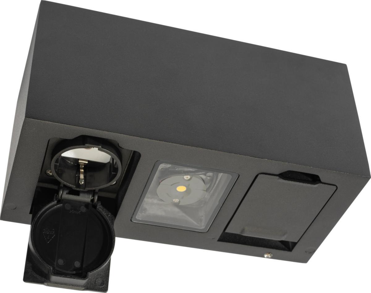 Veggarmatur Unilamp Case - Case 1x4W 335lm 3000K 2xStikk