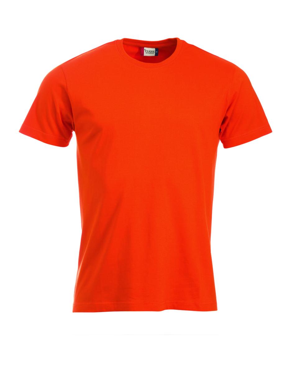 T-skjorte Clique™ New Classic-T - T-skjorte Clique New Classic-T Blodappelsin str M