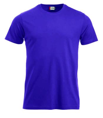 T-skjorte Clique New Classic-T Sterk lilla str XL