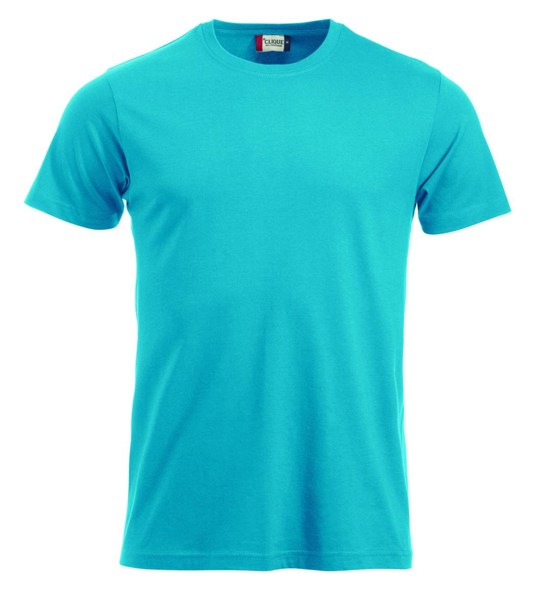 T-skjorte Clique™ New Classic-T - T-skjorte Clique New Classic-T Turkis str 2XL