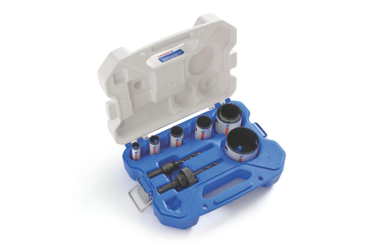 Hullsagsett Lenox 700L Elektrikere - Hullsagsett elektriker Lenox 16-64mm 9 deler