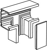 Installasjonskanal T-stykke Schneider