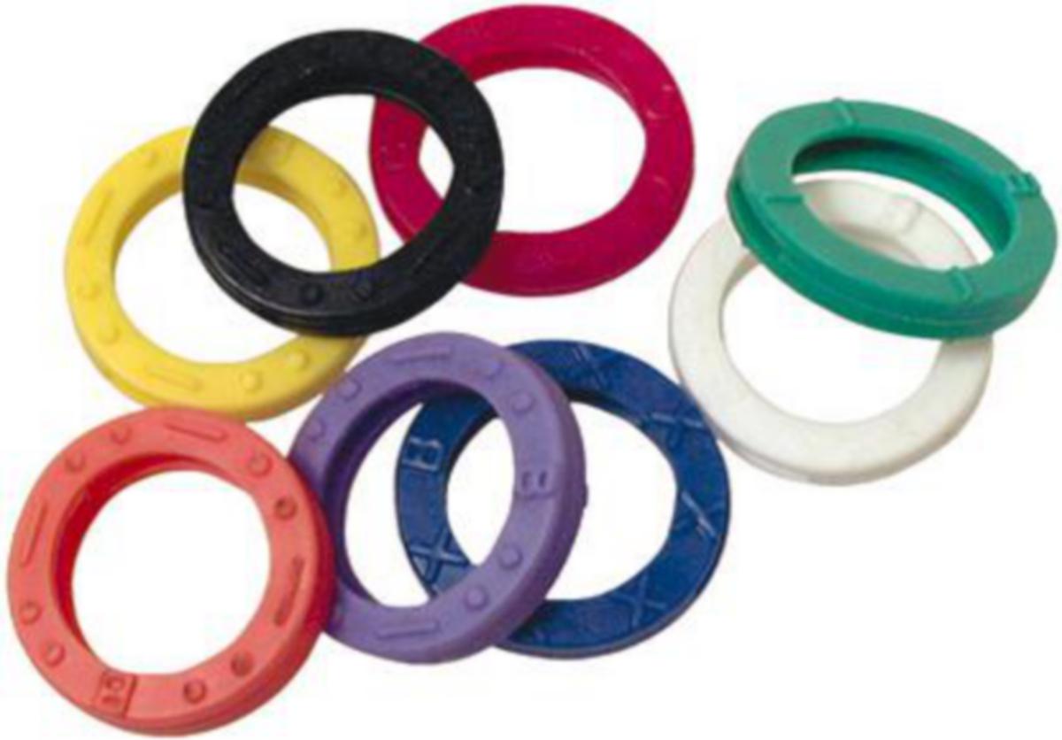 Merkering/Nøkkelring - Merkering nøkkel plast a-collection 8 farger 200pk